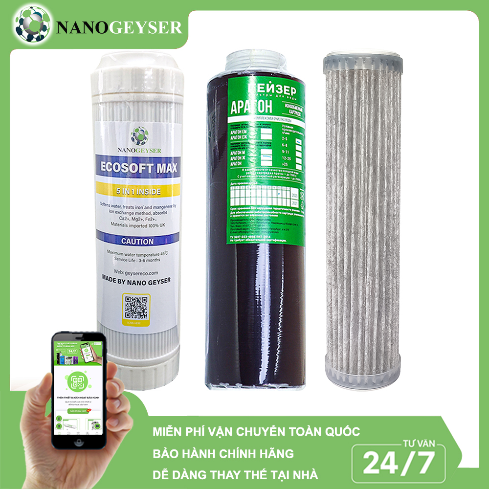 Bộ 3 lõi Ecosoft Max, Aragon, Disruptor