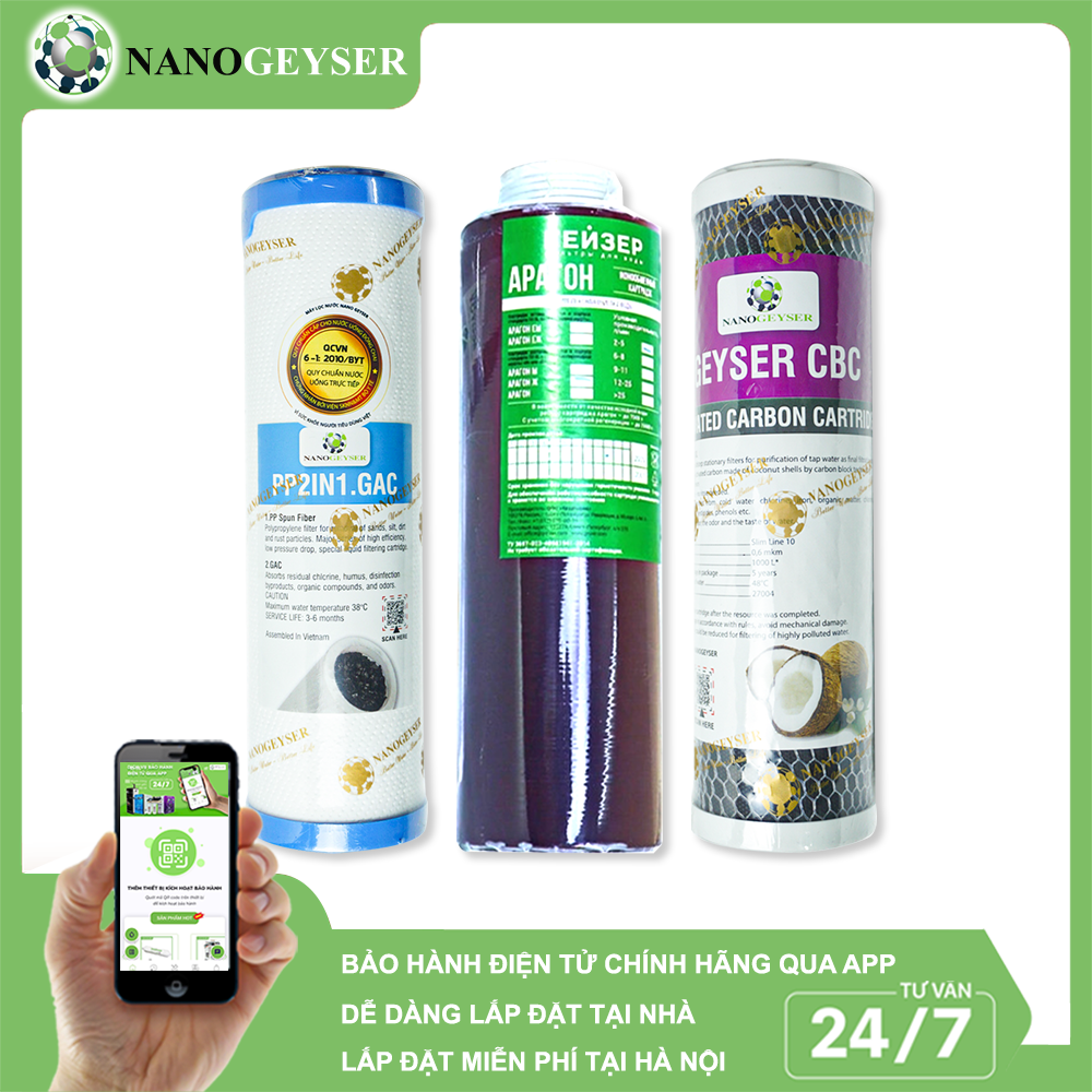 Bộ 3 lõi PP.2IN1.GAC, Aragon, CBC