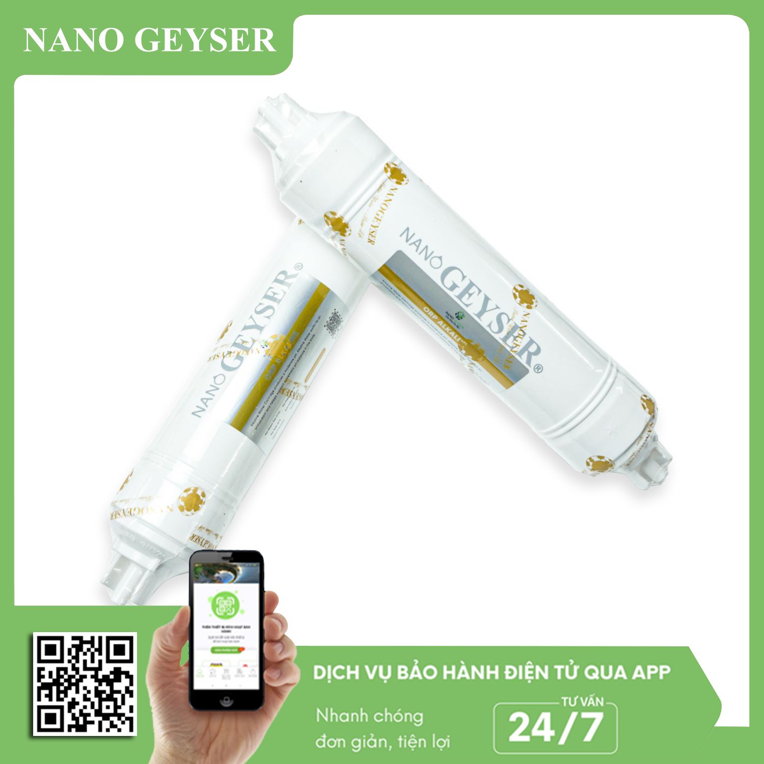 Lõi ORP Alkaline Big Nano Geyser