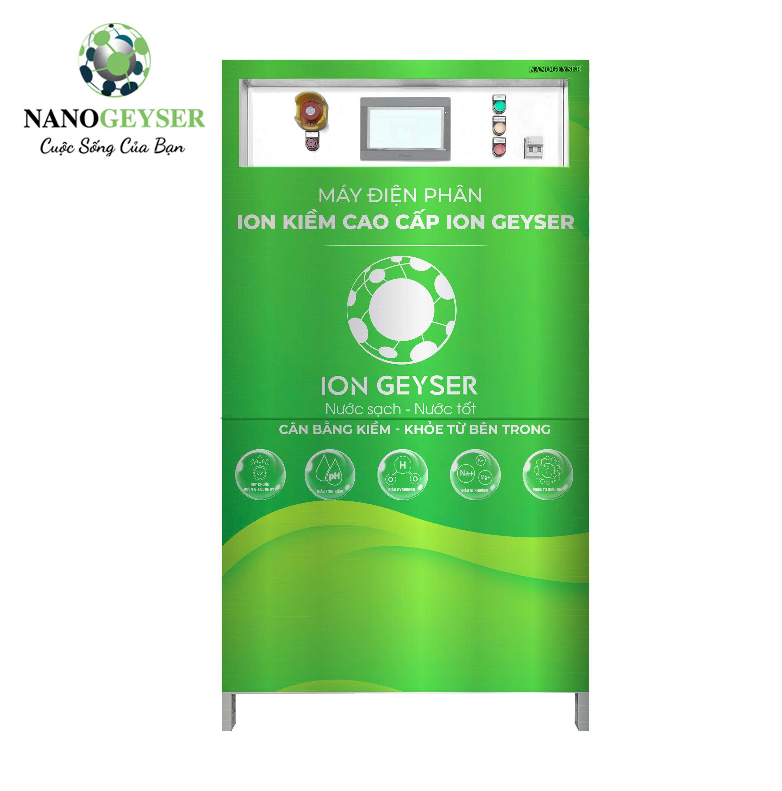 Máy kiềm công nghiệp - 35 tấm điện cực