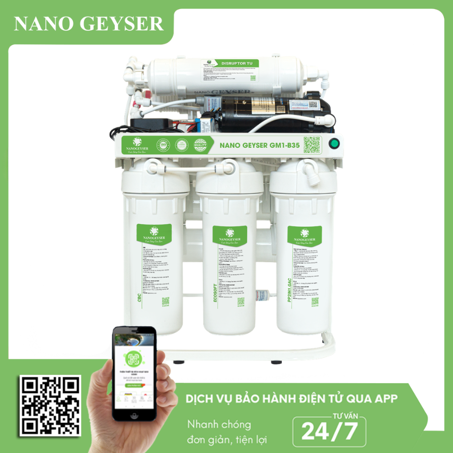 Máy lọc nước Nano Geyser GM1-B35