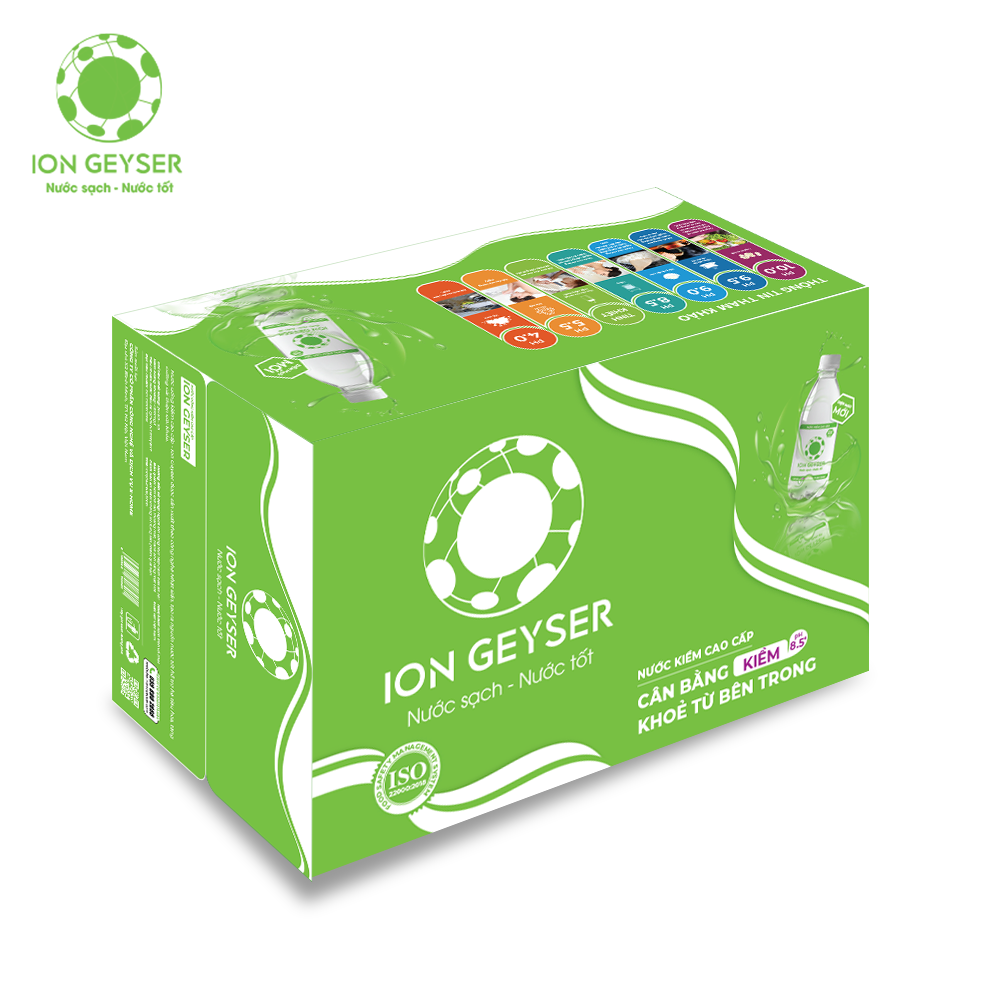 Nước Kiềm Đóng Chai Cao Cấp Ion Geyser 300ML
