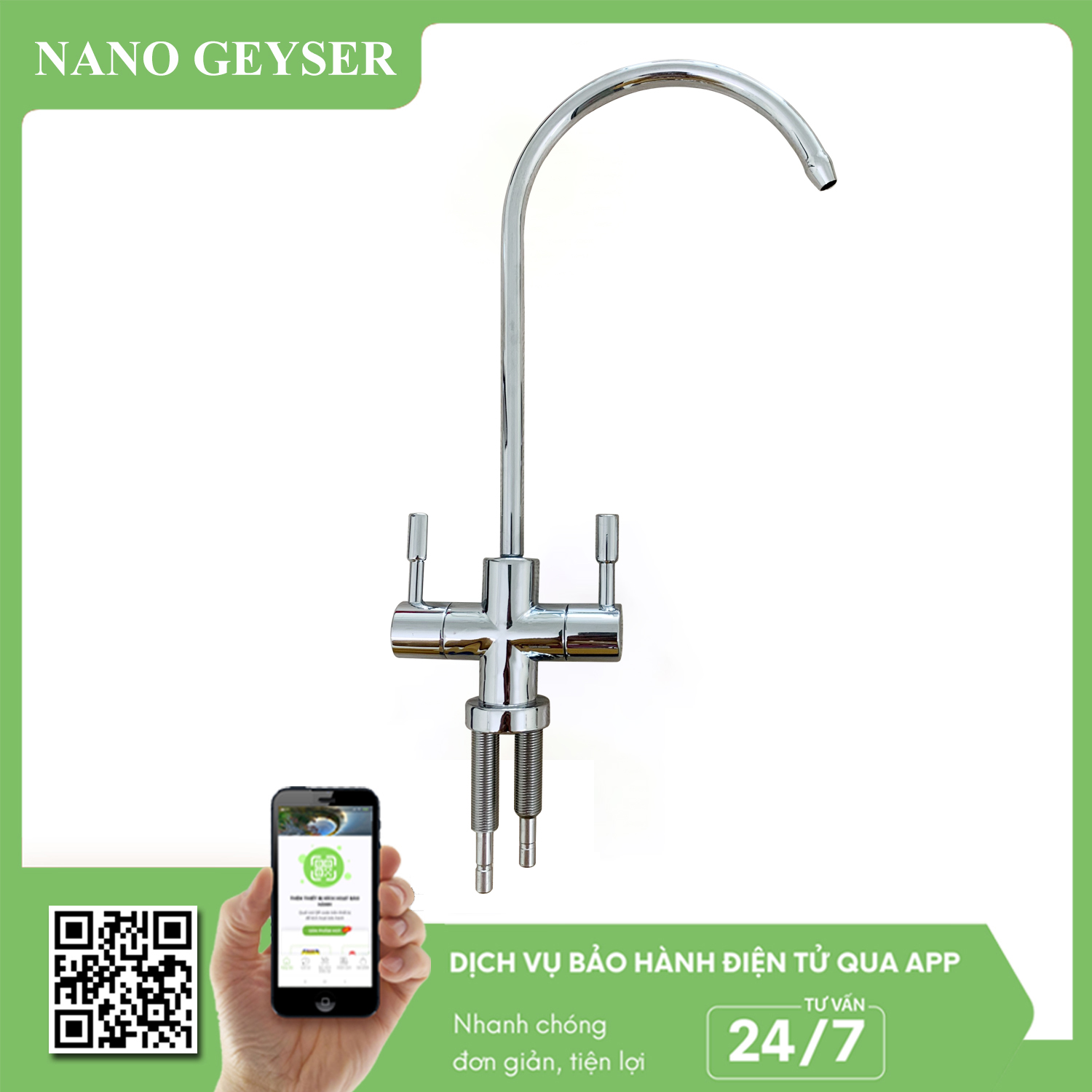 Vòi đôi máy lọc nước